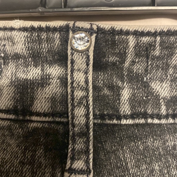 Rebecca Minkoff High rise Baggy Jeans, Size 16W Color Acid Washed Black - Picture 9 of 13